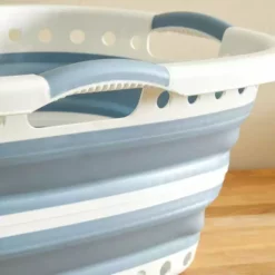 Dunelm Collapsible Hip Laundry Basket 6 Dunelm Collapsible Hip Laundry Basket -Dunelm Sales Store 30749234 alt02