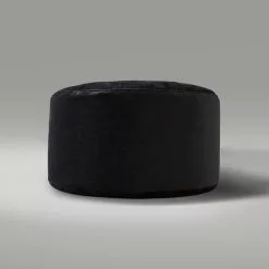 Dunelm Recycled Velour Round Pouffe -Dunelm Sales Store 30751287 alt02