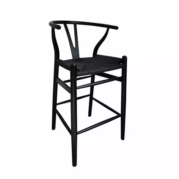 Dunelm Lara Wishbone Bar Stool 1 Dunelm Lara Wishbone Bar Stool