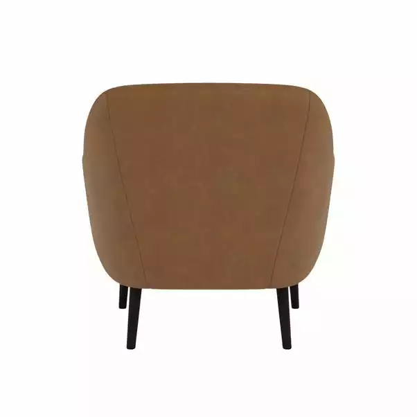 Dunelm Eddie Faux Leather Tub Armchair 5 Dunelm Eddie Faux Leather Tub Armchair - Image 5