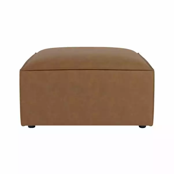 Dunelm Modular Arne Faux Leather Footstool 3 Dunelm Modular Arne Faux Leather Footstool - Image 3
