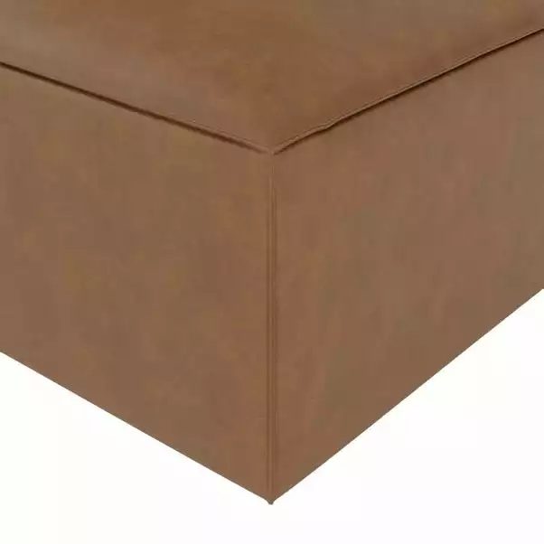 Dunelm Modular Arne Faux Leather Footstool 4 Dunelm Modular Arne Faux Leather Footstool - Image 4