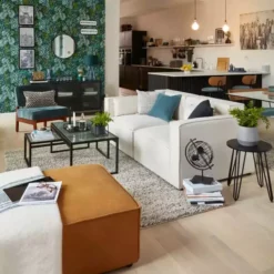 Dunelm Modular Arne Faux Leather Footstool 10 Dunelm Modular Arne Faux Leather Footstool -Dunelm Sales Store 30752696 alt07