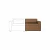 Dunelm Modular Arne Faux Leather Right Hand Seat