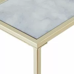 Dunelm Sullivan Gold Marble Effect Wide Slim Console -Dunelm Sales Store 30753021 alt03