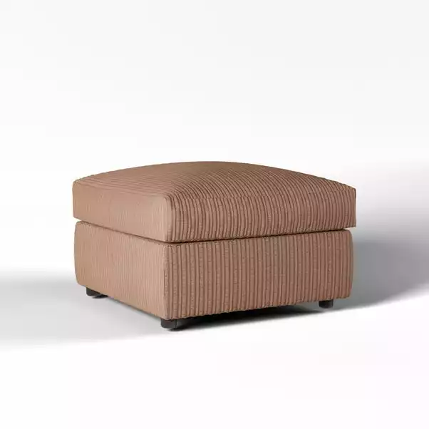 Dunelm Blake Jumbo Cord Footstool 4 Dunelm Blake Jumbo Cord Footstool - Image 4