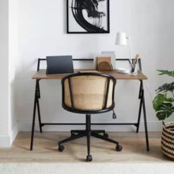 Dunelm Evelyn Rustic Wood Effect Wide Folding Desk -Dunelm Sales Store 30755603 alt02