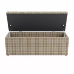 Dunelm Oswald Check Ottoman Storage Bench -Dunelm Sales Store 30761376 alt03