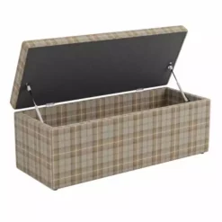 Dunelm Oswald Check Ottoman Storage Bench -Dunelm Sales Store 30761376 alt04