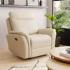 Dunelm Monte Distressed Faux Leather Reclining Armchair