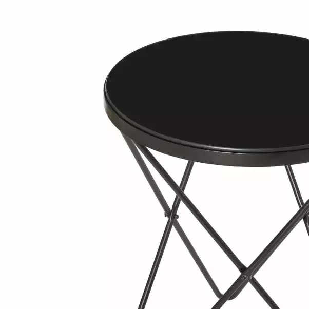Dunelm Zoey Black Top Side Table 4 Dunelm Zoey Black Top Side Table - Image 4