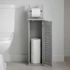 Dunelm Tuscany Grey Toilet Roll Holder -Dunelm Sales Store 30764070 alt02