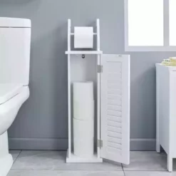 Dunelm Tuscany White Toilet Roll Holder -Dunelm Sales Store 30764101 alt02