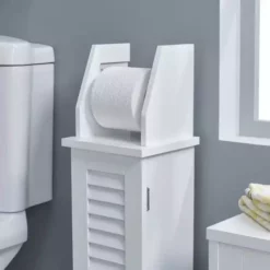 Dunelm Tuscany White Toilet Roll Holder -Dunelm Sales Store 30764101 alt03