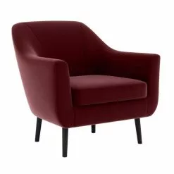 Dunelm Eddie Velvet Tub Armchair -Dunelm Sales Store 30765512 alt02