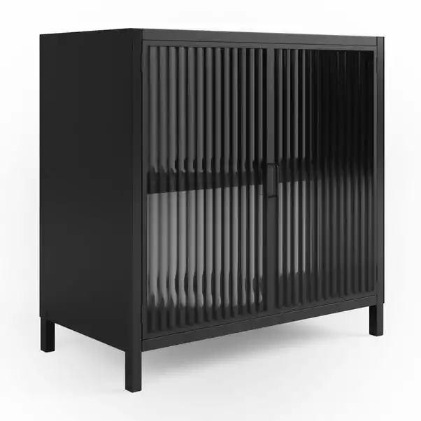 Dunelm Stannis Reeded Glass Under Sink Unit 2 Dunelm Stannis Reeded Glass Under Sink Unit - Image 2