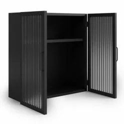Dunelm Stannis Reeded Glass Double Door Wall Cabinet -Dunelm Sales Store 30765709 alt04