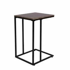 Dunelm Charlie Rustic Wood Effect C-Shaped Side Table -Dunelm Sales Store 30765712 alt02