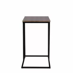 Dunelm Charlie Rustic Wood Effect C-Shaped Side Table -Dunelm Sales Store 30765712 alt04