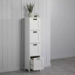 Dunelm Rimini White 4 Drawer Unit -Dunelm Sales Store 30765731 alt02