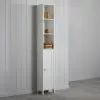 Dunelm Rimini White Tall Cabinet