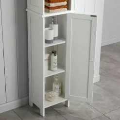 Dunelm Rimini White Tall Cabinet -Dunelm Sales Store 30765735 alt03