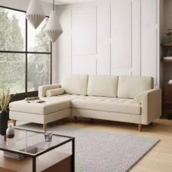 Dunelm Zoe Luna Fabric Left Hand Corner Sofa