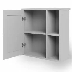 Dunelm Lynton Grey Compact Bathroom Wall Cabinet -Dunelm Sales Store 30765923 alt04