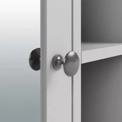 Dunelm Lynton Grey Compact Bathroom Wall Cabinet -Dunelm Sales Store 30765923 alt05