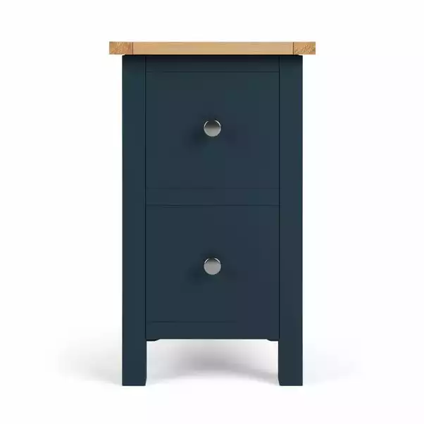 Dunelm Bromley 2 Drawer Slim Bedside Table 3 Dunelm Bromley 2 Drawer Slim Bedside Table - Image 3