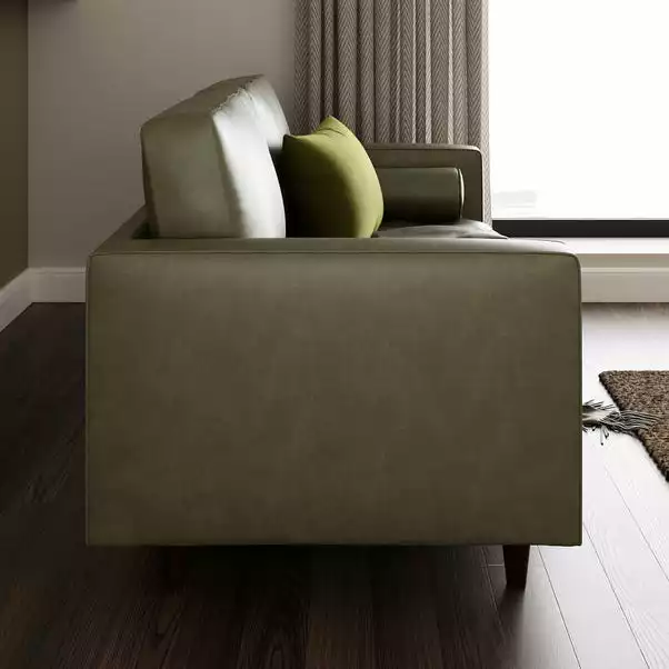 Dunelm Zoe Faux Leather 2 Seater Sofa 4 Dunelm Zoe Faux Leather 2 Seater Sofa - Image 4