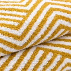 Dunelm Mustard Geo Towel 6 Dunelm Mustard Geo Towel -Dunelm Sales Store 30766390 alt02