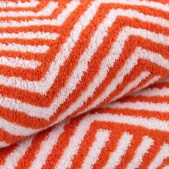 Dunelm Burnt Orange Geo Towel -Dunelm Sales Store 30766392 alt02