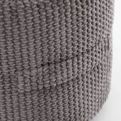 Dunelm Jenson Charcoal Waffle Pouffe 10 Dunelm Jenson Charcoal Waffle Pouffe -Dunelm Sales Store 30766413 alt04