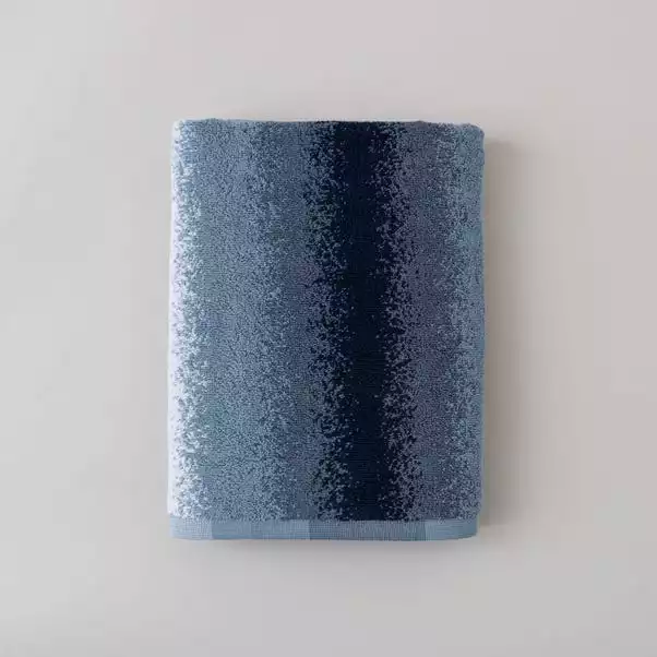 Dunelm Coastal Ombre Striped Towel 2 Dunelm Coastal Ombre Striped Towel - Image 2