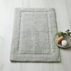Dorma Sumptuously Soft Grey Green Bath Mat