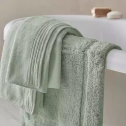 Dorma Sumptuously Soft Grey Green Bath Mat -Dunelm Sales Store 30766503 alt02