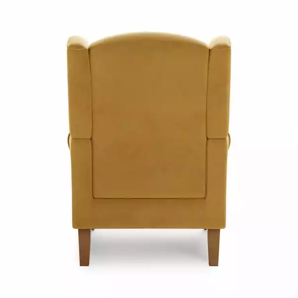 Dunelm Oswald Self Assembly Velvet Chair 5 Dunelm Oswald Self Assembly Velvet Chair - Image 5