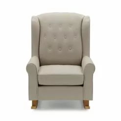 Dunelm Oswald Faux Wool Button Back Rocking Chair -Dunelm Sales Store 30766625 alt02