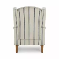Dunelm Oswald Self Assembly Pinstripe Armchair Folkstone Blue -Dunelm Sales Store 30766628 alt04