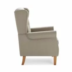 Dunelm Oswald Button Back Faux Wool Wingback Armchair -Dunelm Sales Store 30766640 alt04