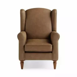 Dunelm Oswald Mocha Distressed Faux Leather Armchair -Dunelm Sales Store 30766646 alt02
