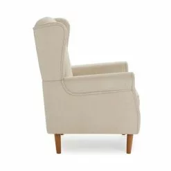 Dunelm Oswald Sandstone Sherpa Wingback Armchair -Dunelm Sales Store 30766657 alt03
