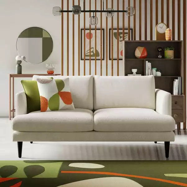 Dunelm Reuben Tonal Boucle 2 Seater Sofa 1 Dunelm Reuben Tonal Boucle 2 Seater Sofa