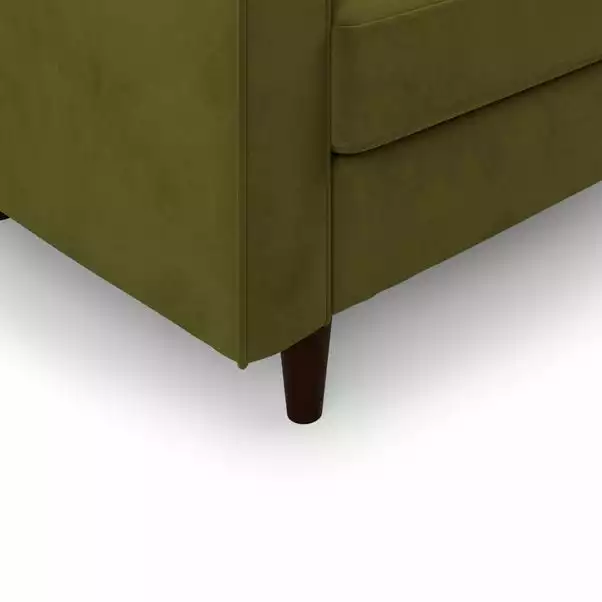 Dunelm Zoe Velvet Right Hand Corner Sofa 6 Dunelm Zoe Velvet Right Hand Corner Sofa - Image 6