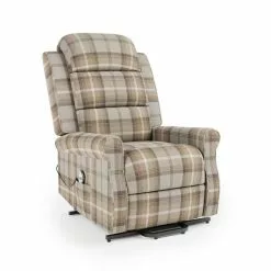 Dunelm Edith Check Rise And Recline Chair -Dunelm Sales Store 30767903 alt03