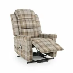 Dunelm Edith Check Rise And Recline Chair -Dunelm Sales Store 30767903 alt05