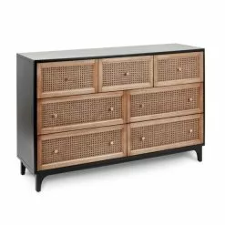 Dunelm Franco 7 Drawer Chest, Black -Dunelm Sales Store 30768079 alt02