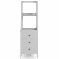 Dunelm Lynton 3 Drawer Ladder Bedside Table, Grey -Dunelm Sales Store 30768459 alt02
