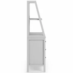 Dunelm Lynton 3 Drawer Ladder Bedside Table, Grey -Dunelm Sales Store 30768459 alt03